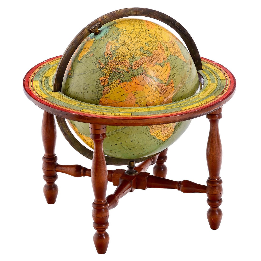 Decorative English Table Globe, c. 1965 (1 of 1)