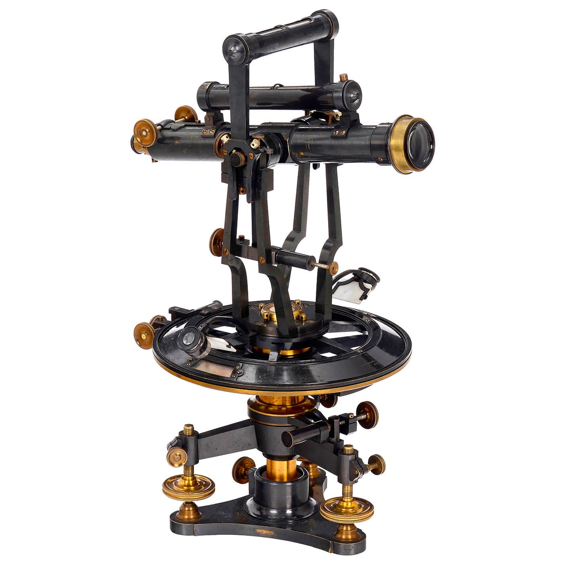 Large German Theodolite by Tesdorpf, c. 1895 (1 of 2)