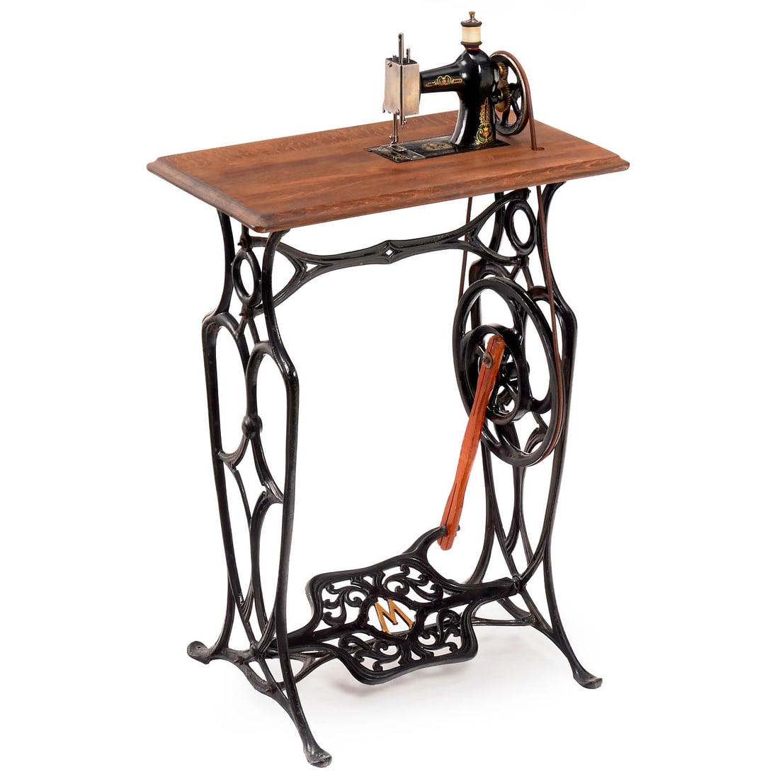 Rare German Toy Treadle Sewing Machine "Müller 26", c. 1927 (1 of 4)