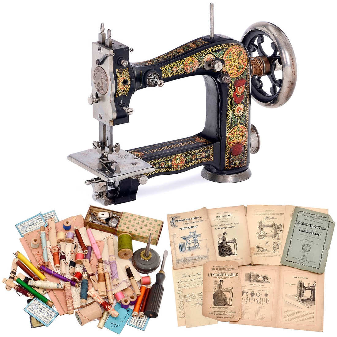 L’lncomparable French Sewing and Embroidery Machine by Rumpf, 1889 onwards (1 of 8)