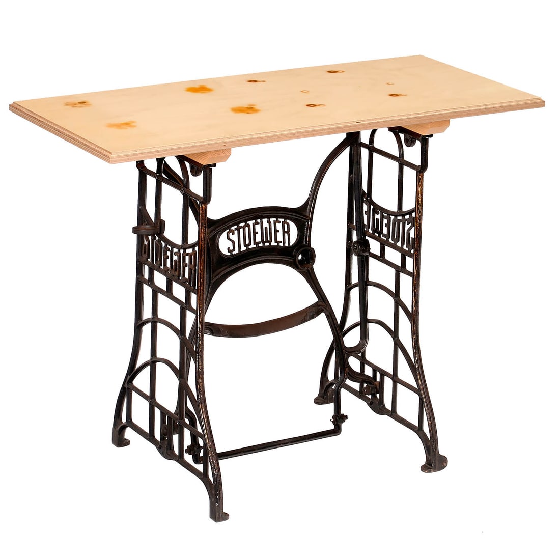 8 Tables with Sewing Machine Stands - 2