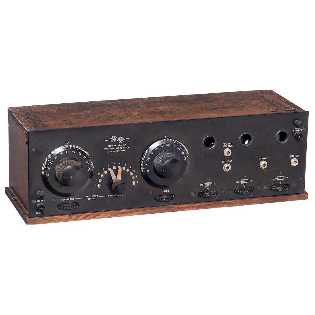 Grebe CR 9 American Radio Receiver, c. 1921 (1 of 2)