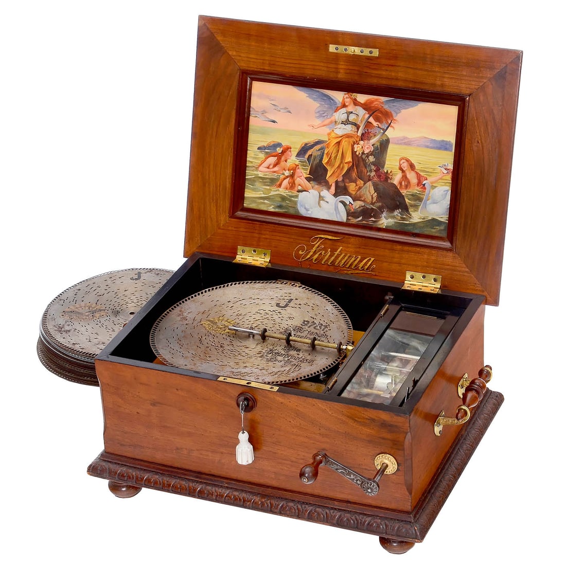 Adler/Fortuna Disc Musical Box No. 245, c. 1900 (1 of 4)