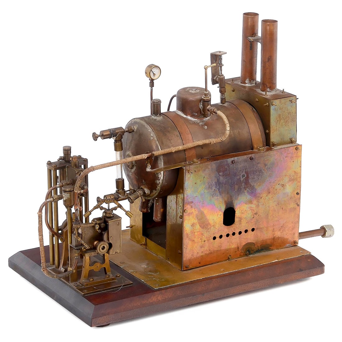 Steam Engine with Boiler, Mid-20th Century (1 of 2)