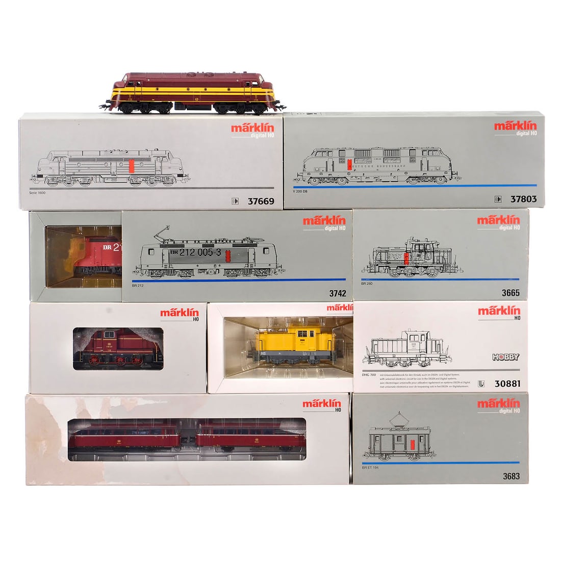 Märklin Electric and Diesel Locomotives in H0 Gauge (1 of 1)