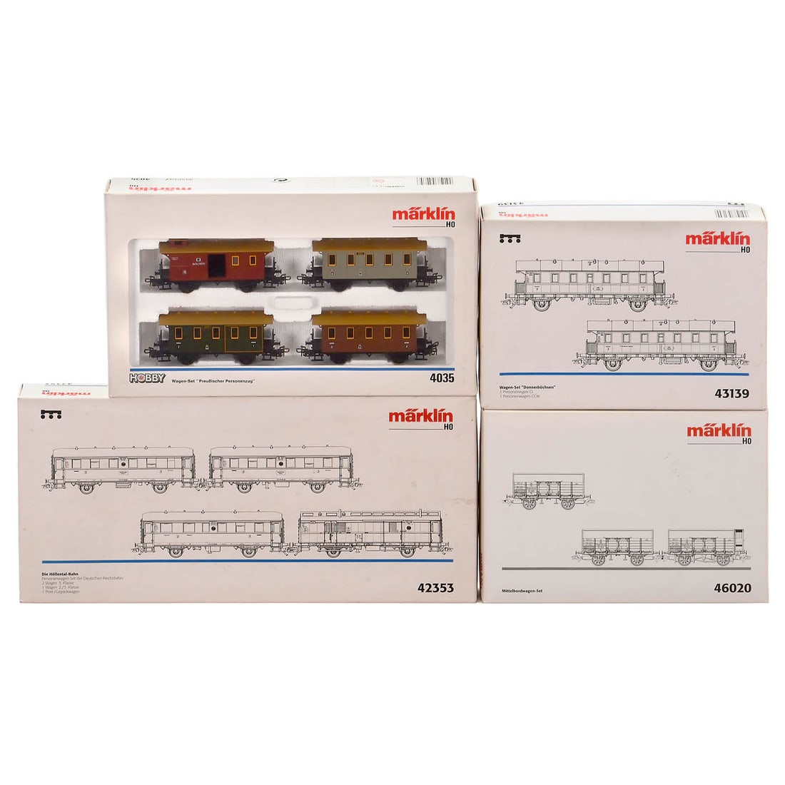 Märklin H0 Scale Carriage Sets - 2