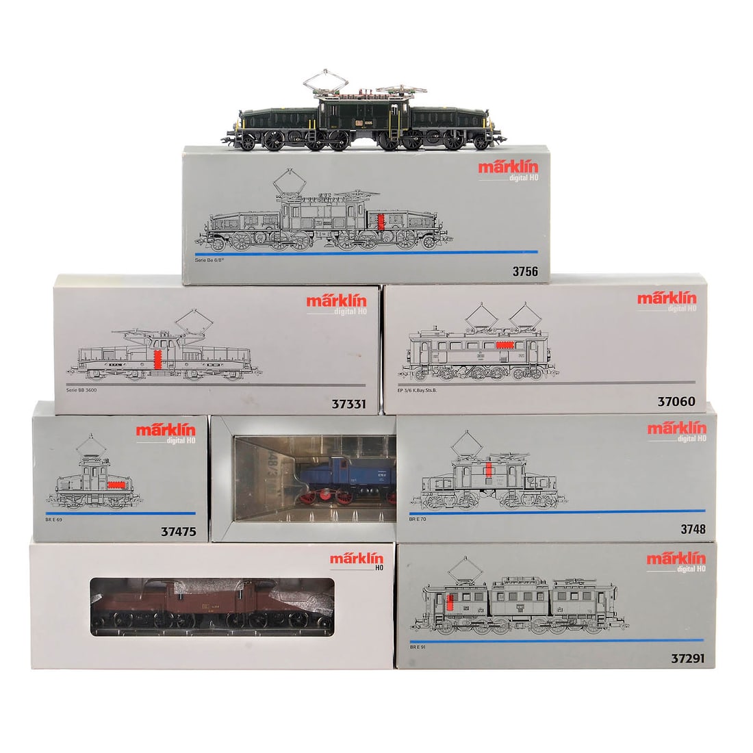 7 Märklin Digital H0 Steam Locomotives (1 of 1)