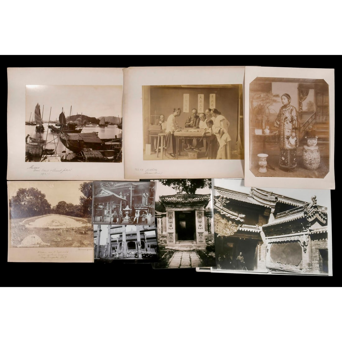 Early Photographs from Macau and Malacca, 1857 onwards: Early Photographs from Macau and Malacca, 1857 onwards 1) According to a note on the reverse, this is a printing-out paper print (178 x 248 mm, mounted on 222 x 258 mm card) made from a paper