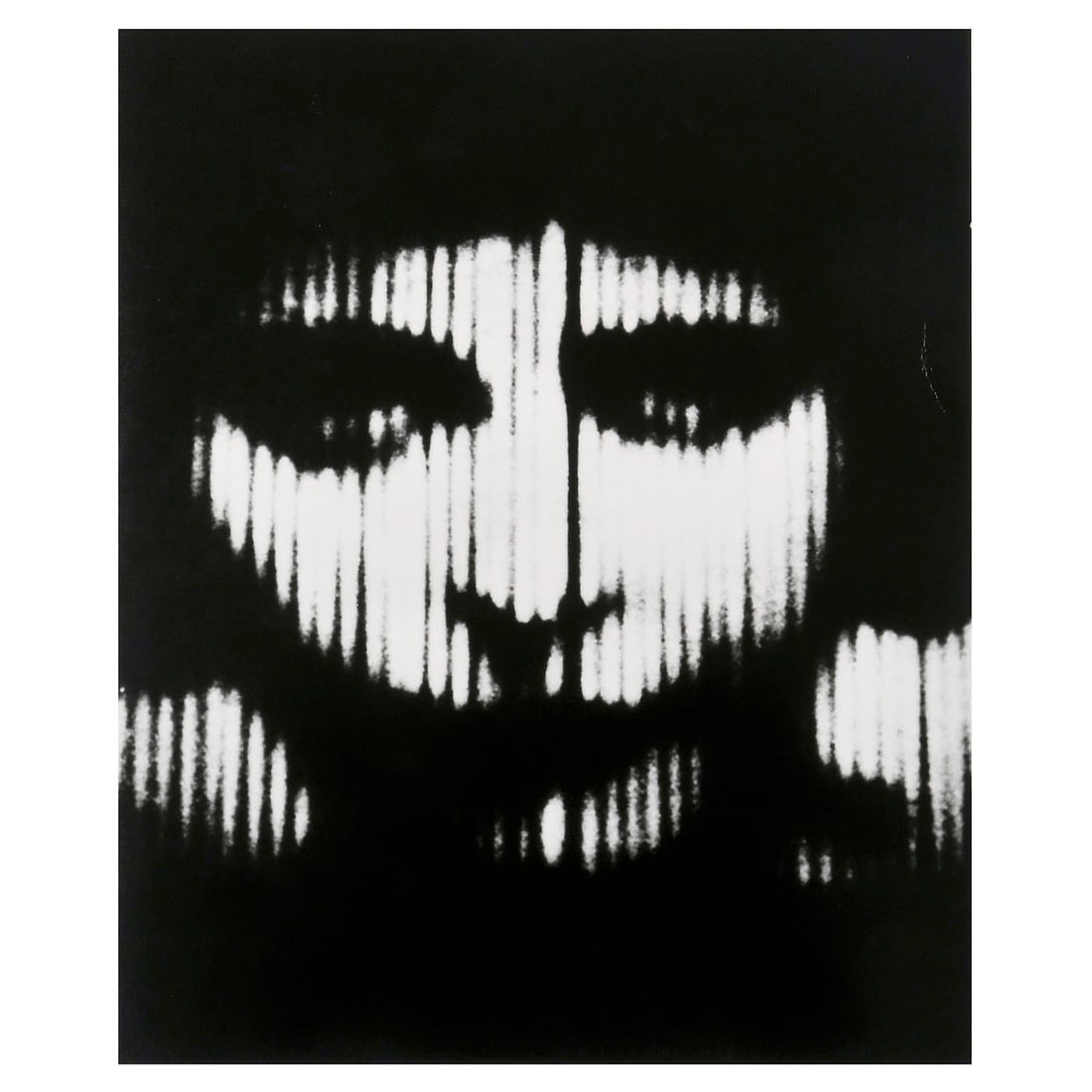 Tim Vidal – TV Face 1930: Tim Vidal – TV Face 1930 Large-format photograph (287 x 348 mm) on pearl-finish barite paper; signed in pencil on the reverse "Tim Vidal," "14/24," and "1972" (the year the image was taken or