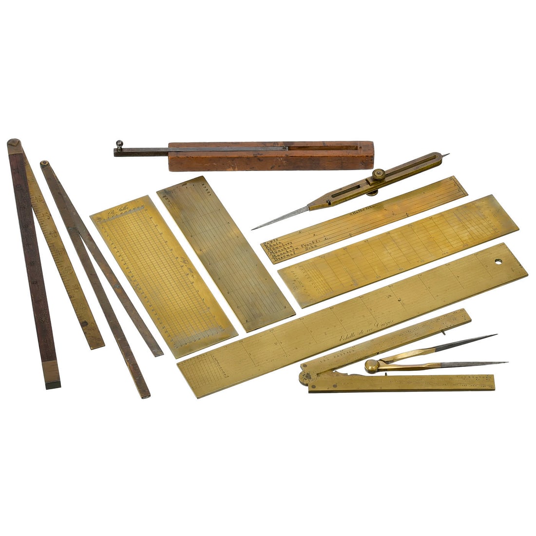 Lot Measuring and Drawing Instruments - 2