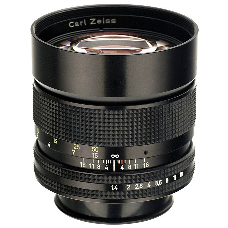 Planar 1,4/85 mm HFT for Rolleiflex SL350, c. 1980: Planar 1,4/85 mm HFT for Rolleiflex SL350, c. 1980 Carl Zeiss. No. 6346536, "Made in West Germany", like new! Planar 1,4/85 mm HFT für Rolleiflex SL350, um 1980 Carl Zeiss. Nr. 6346536, "Made in West