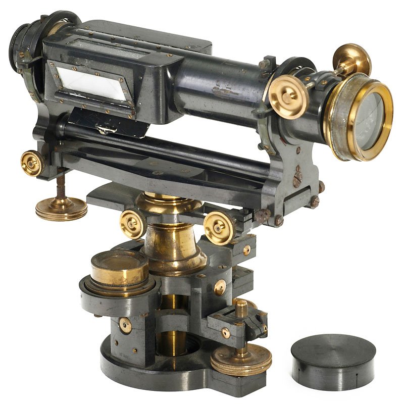 Special Precision Surveying Level by Tesdorpf, c. 1880: Special Precision Surveying Level by Tesdorpf, c. 1880 According to the D.R. patent no. 17209 by R. Wagner, signed "Ludwig Tesdorpf – Stuttgart", no. 206, oxidized brass, 2 bubble levels, rack-and-p