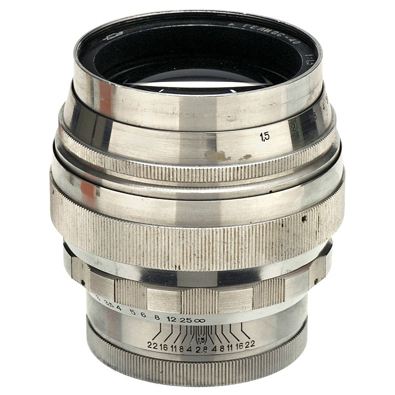 Helios-40 1,5/8,5 cm (M39): Helios-40 1,5/8,5 cm (M39) Nr. 002263, portrait lens, Leica screw-mount, without rangefinder cam, tripod mount, slightly dirty optics. Helios-40 1,5/8,5 cm (M39) Nr. 002263, lichtstarkes Portraitobjek