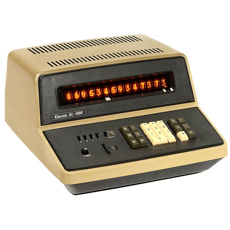 Casio AL1000 Nixie Tube Calculator, 1967 May 24, 2014 Auction Team