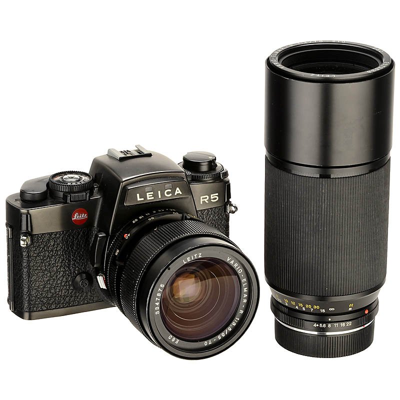 Leica R5 With 2 Zoom Lenses