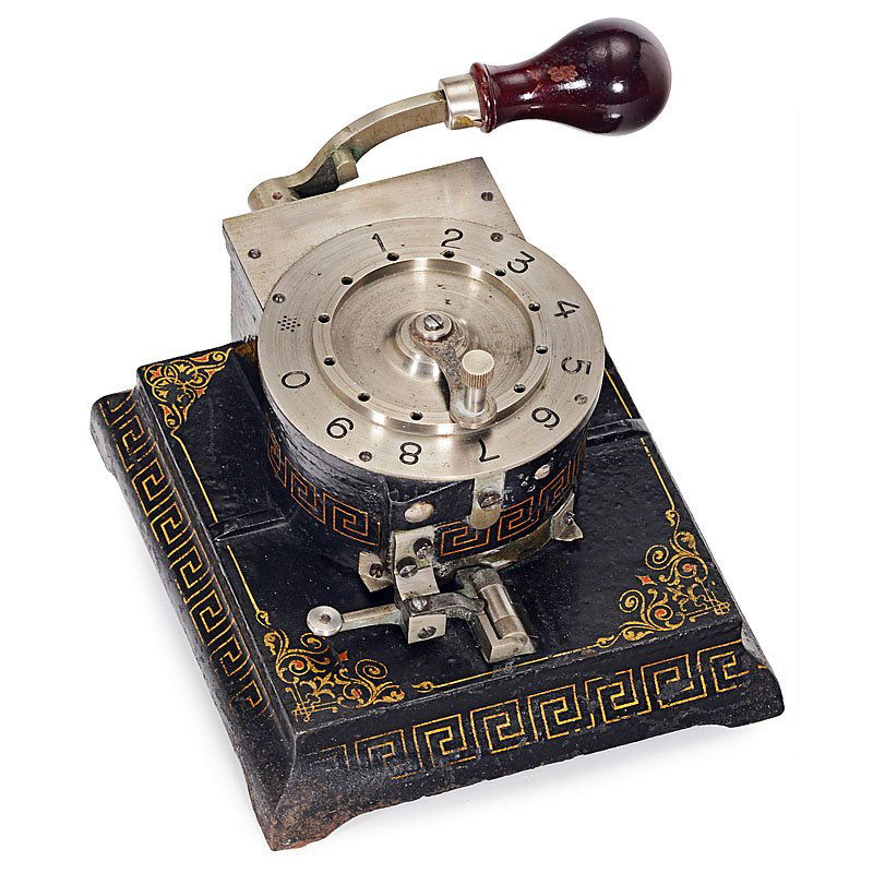 Abbott Automatic Check Punch, 1889