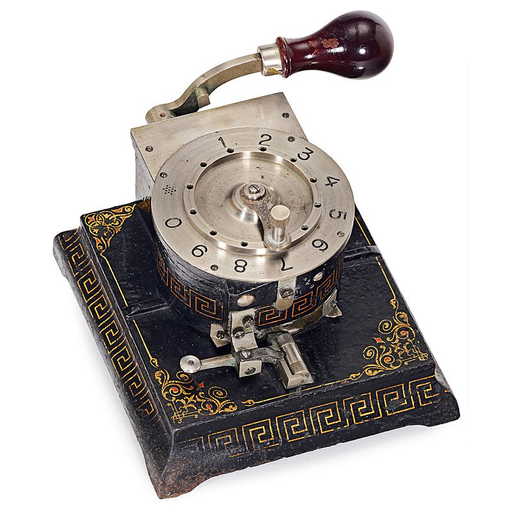 Abbott Automatic Check Punch, 1889