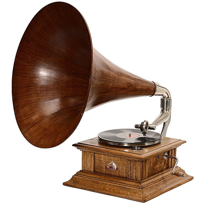 Victor Hmv Model 5 Horn Gramophone, 1920