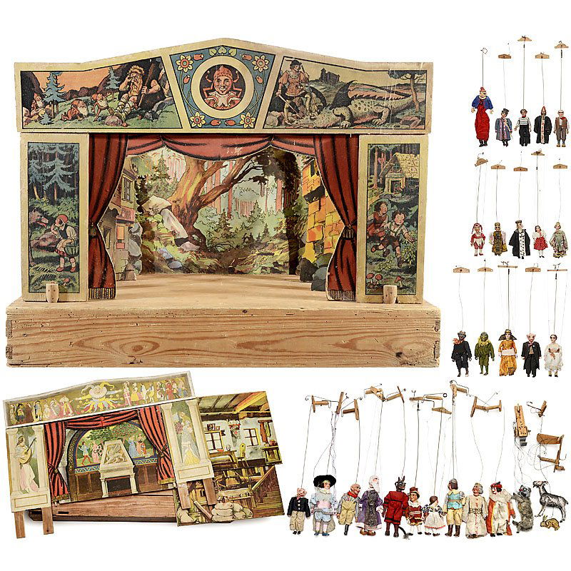 2 Toy Theaters and a Cast of 26 Nov 15, 2014 Auction