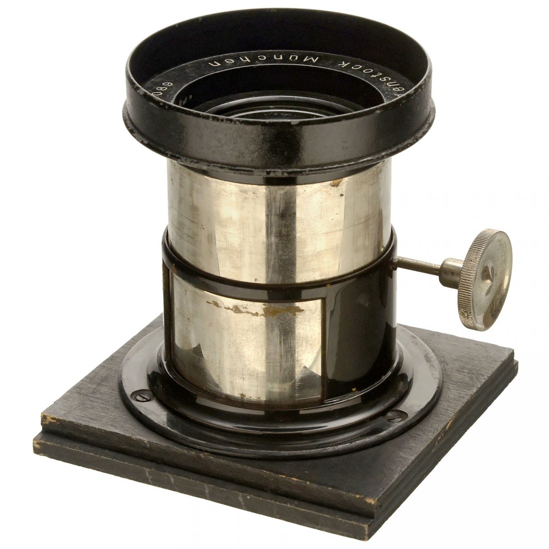 Rodenstock "Monar" 3,5/15 cm, c. 1905: Rodenstock "Monar" 3,5/15 cm, c. 1905 Rodenstock, Munich. Special lens for artistic portrait photography, with rack-and-pinion focusing, waterhouse stop, clean glass. Classic lens by Rodenstock, heigh