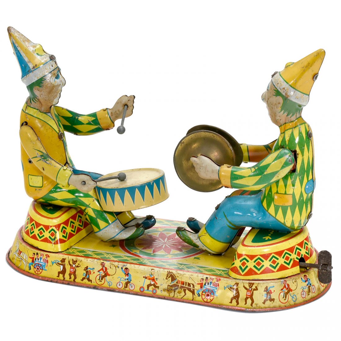 Ehn Clown Musicians Toy "roberto Und Antonio", C. 1955