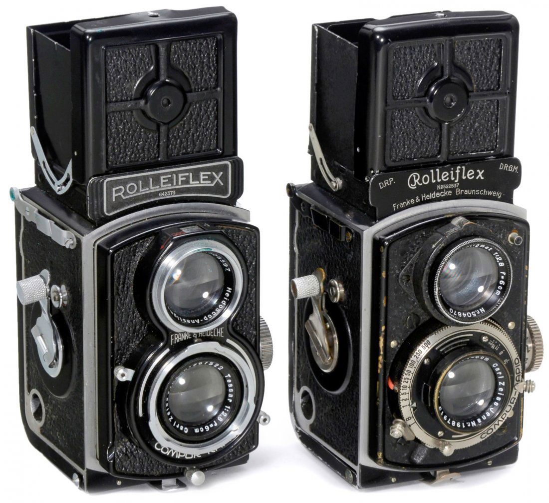 2 x Rolleiflex 4 x 4, 1934 and 1938 (1 of 1)