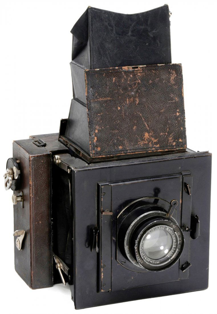 Rare Folding Reflex Camera by Contessa, c. 1913 (1 of 1)
