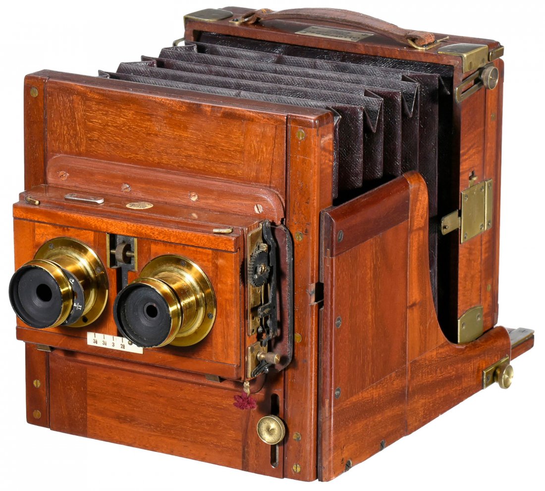 Tailboard Stereo Camera by Fallowfield, c. 1892 (1 of 3)