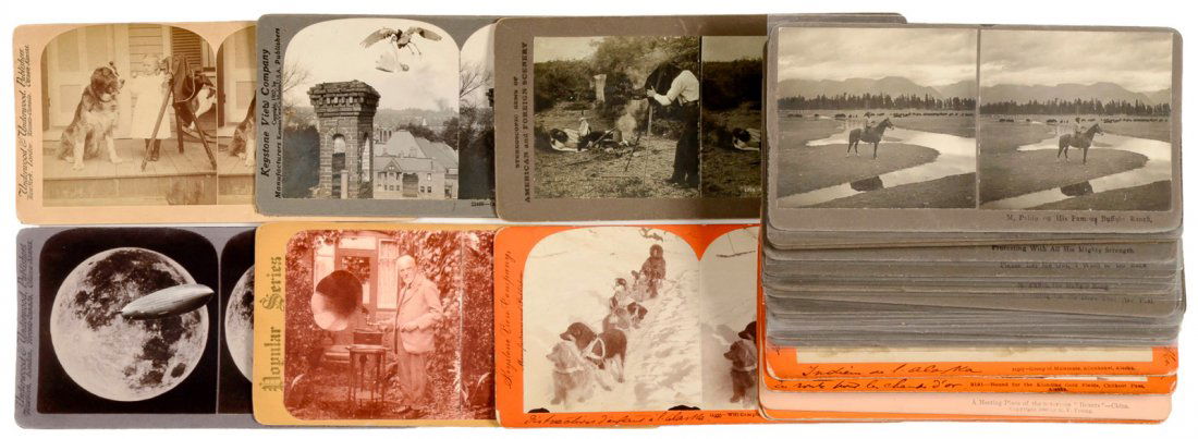 Stereo Cards With Unusual Motifs 9 x 18 cm (1 of 1)