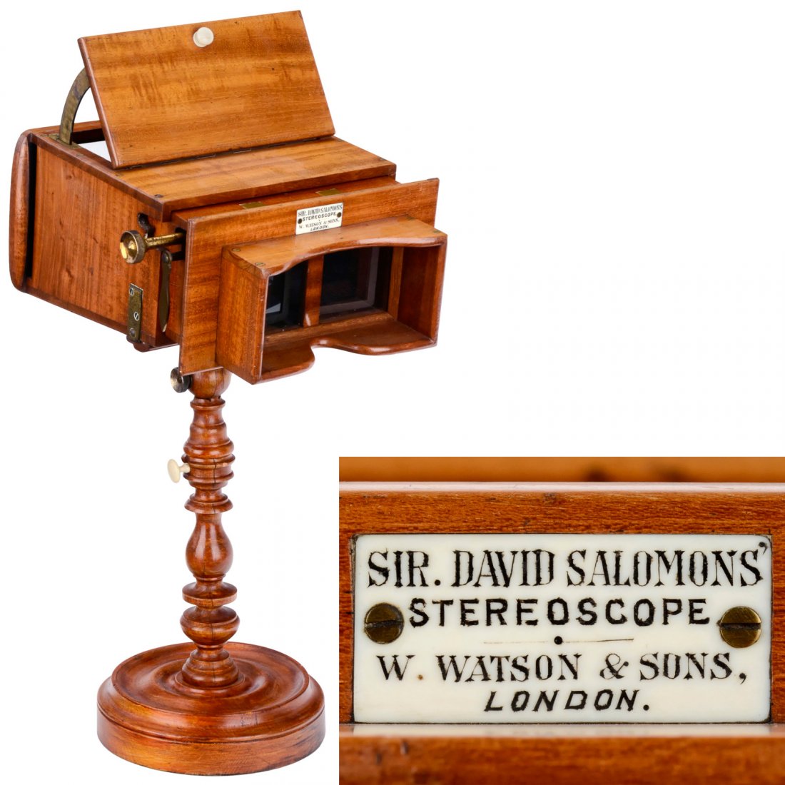 Sir David Salomons' Stereoscope 8,5 x 17, c. 1870 (1 of 3)