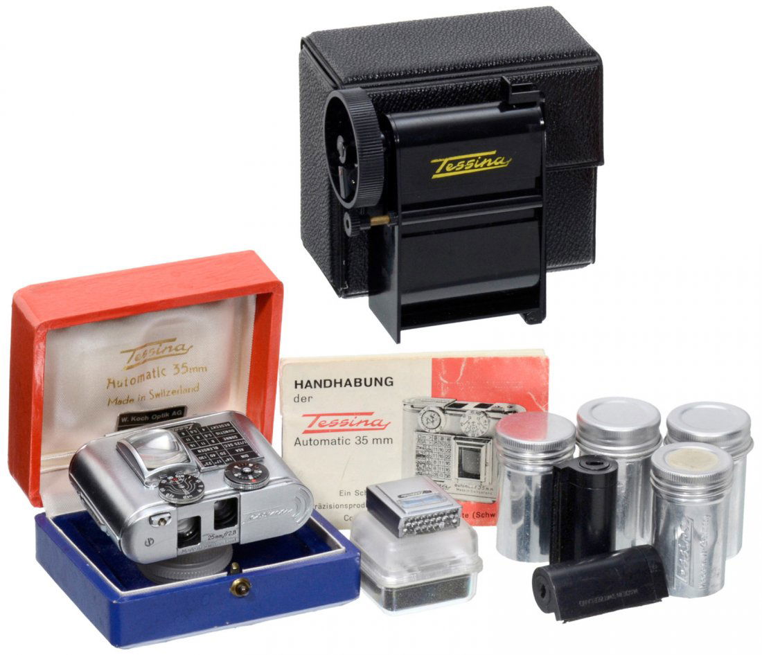 Tessina 35 with Accessories, 1960 (1 of 1)