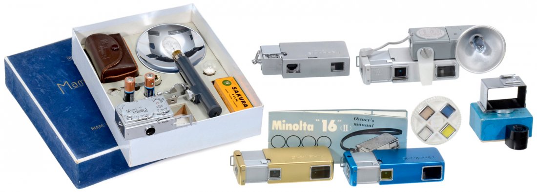 5 Subminiature Cameras for 16 mm Film (1 of 3)