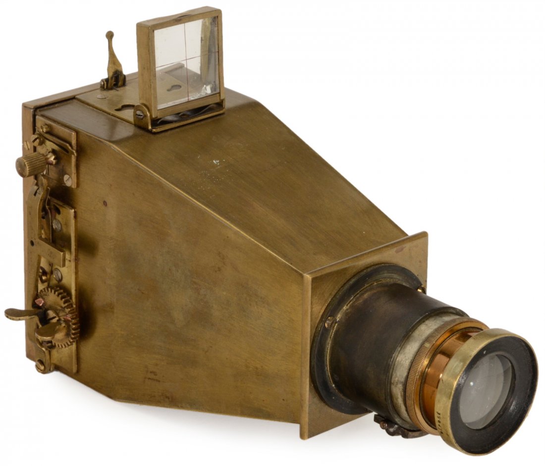 Photo-Ticket (Replica): Photo-Ticket (Replica) Plate size 4,5 x 6 cm, brass body with unmarked French lens, rack-and-pinion focusing, focal plane shutter (not working), focusing screen back. Photo-Ticket (Replika) Replika de