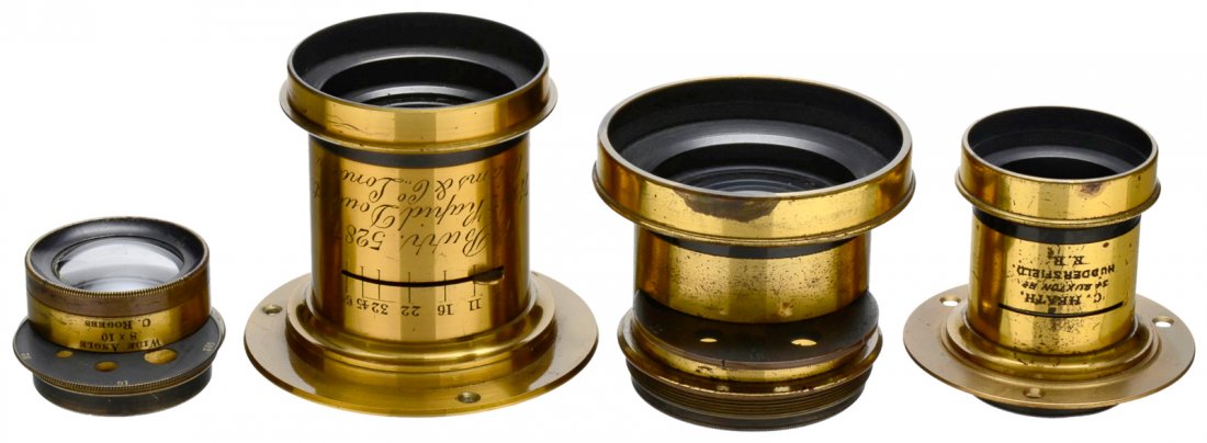 4 Brass Lenses, c. 1880–90 (1 of 1)