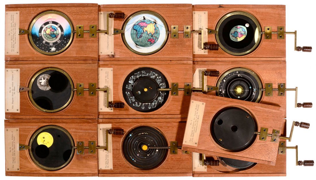 10 Astronomical Magic Lantern Slides (1 of 2)