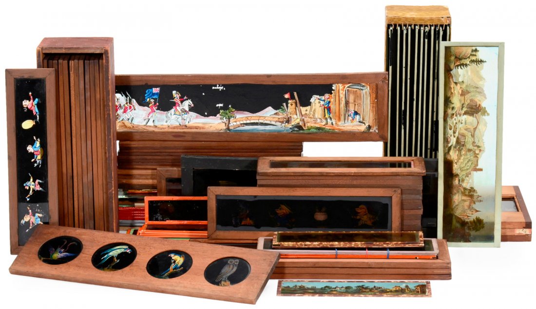 Large Lot of Magic Lantern Slides (1 of 1)