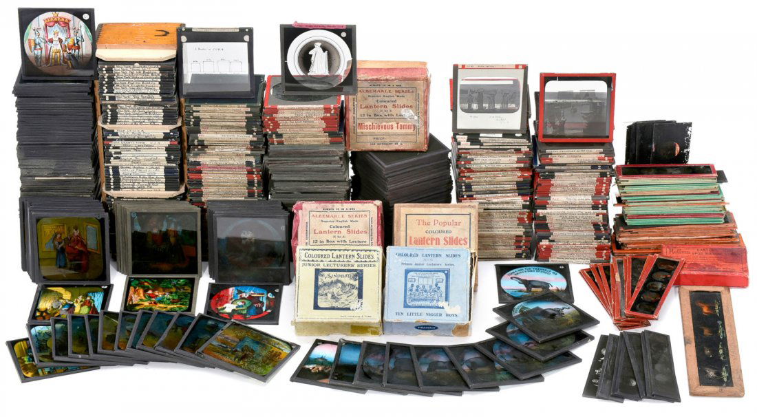 Large Collection of Lantern Slides (1 of 1)