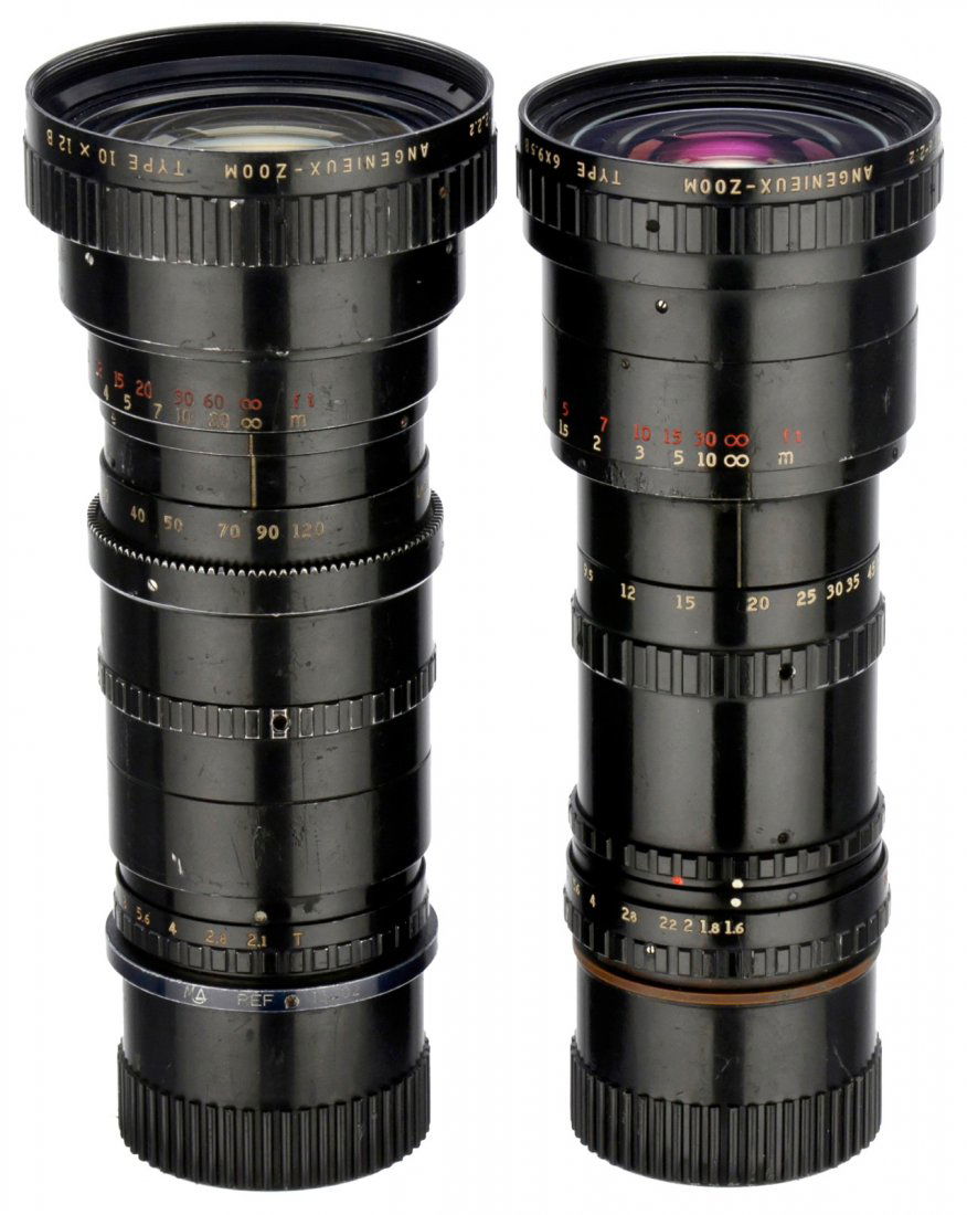 2 Zoom Lenses for Eclair/Cameflex, c. 1965 (1 of 1)