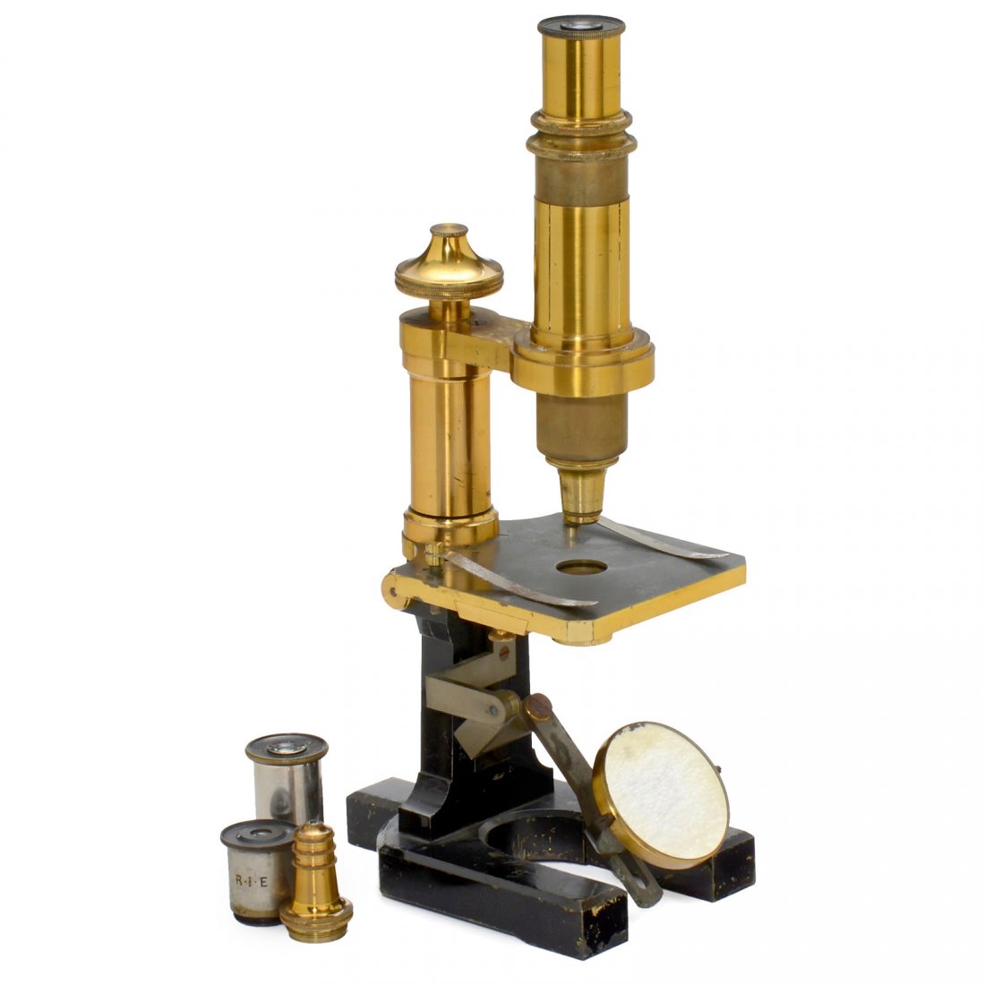 Brass Microscope by Carl Zeiss, c. 1890 (1 of 1)