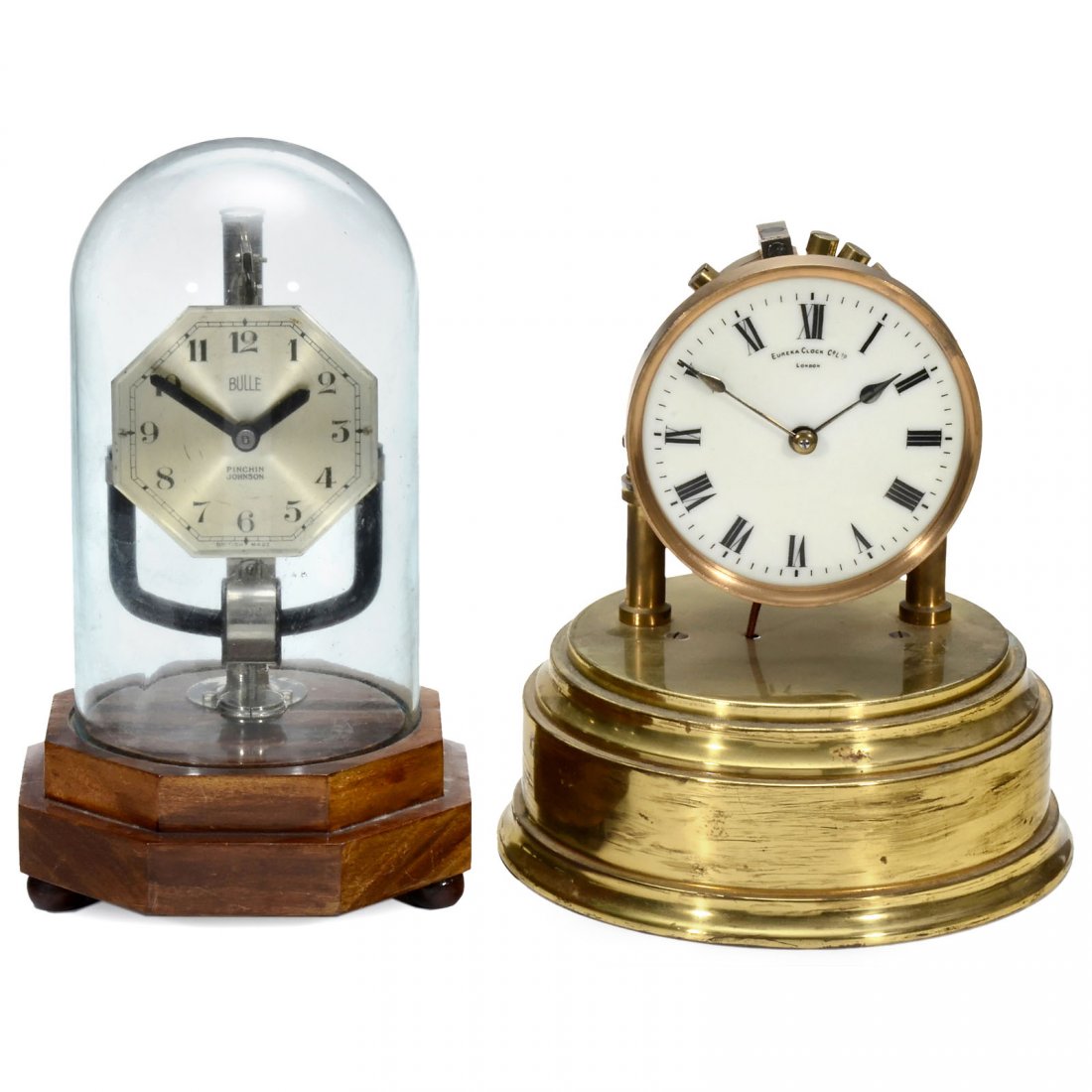 2 English Electric Mantel Timepieces (1 of 1)