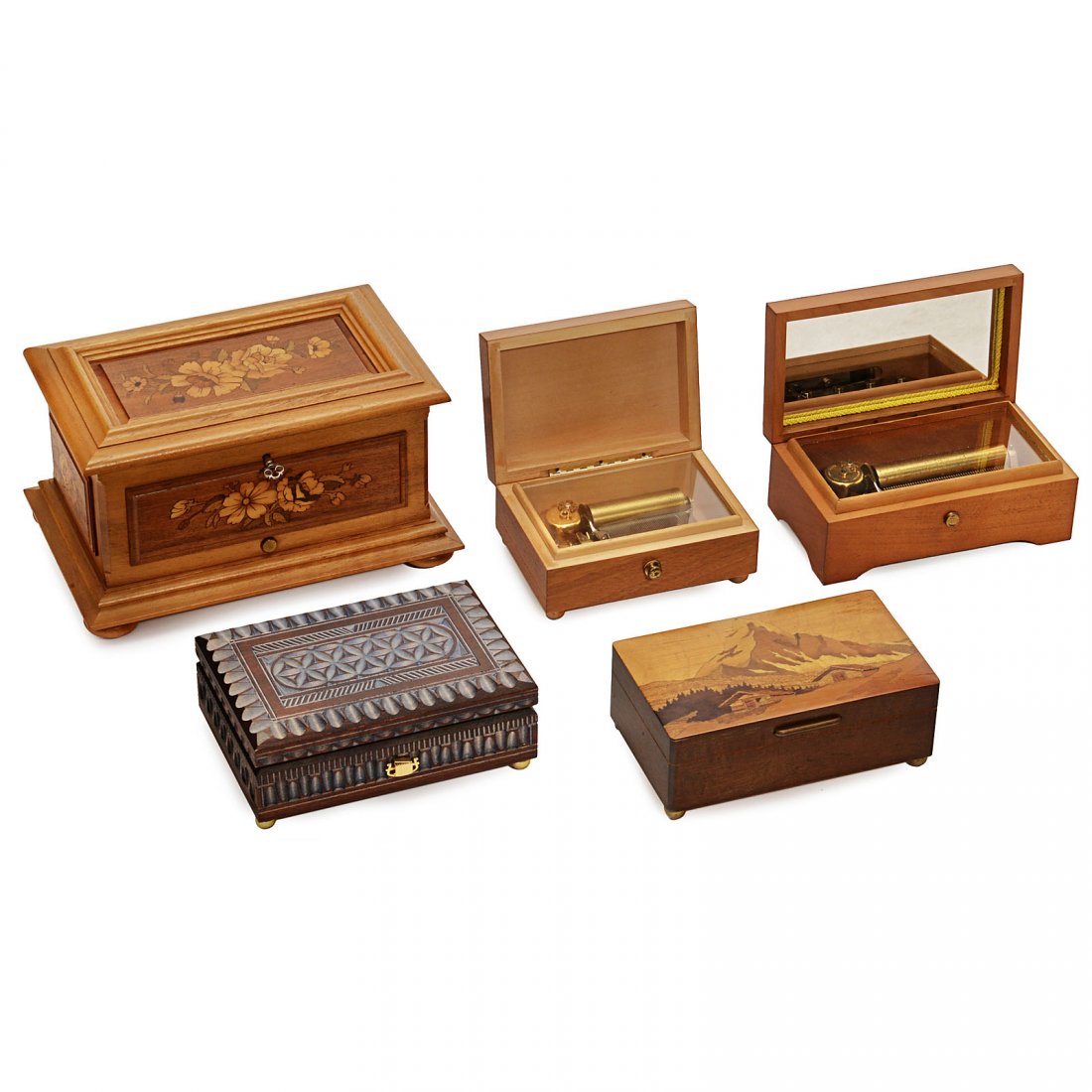 5 Swiss Musical Boxes (1 of 1)
