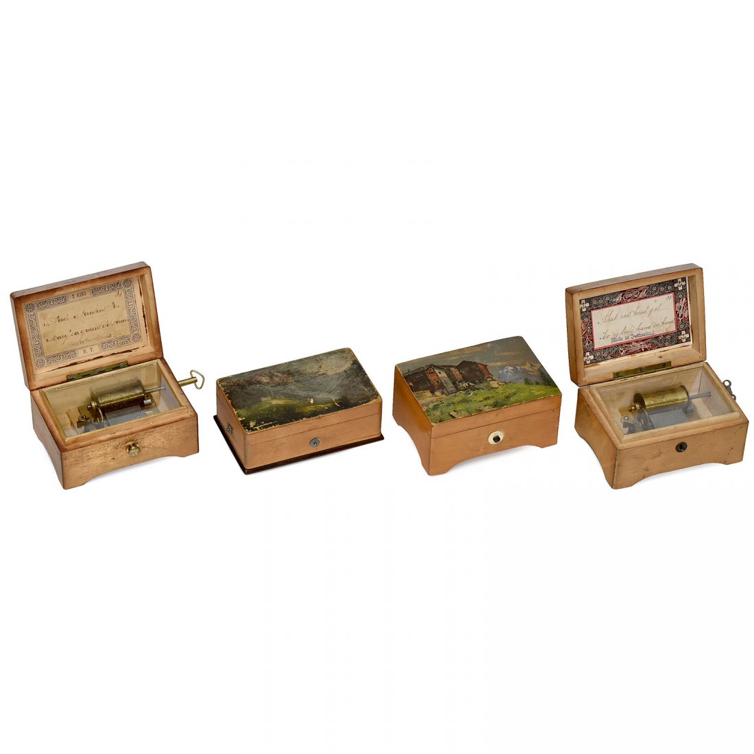 4 Small Musical Boxes, 1900 onwards (1 of 1)