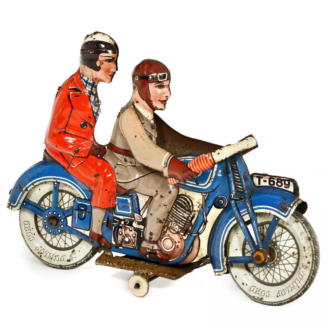 Tippco Motorcycle with Female Pillion No. T-689 (1 of 1)