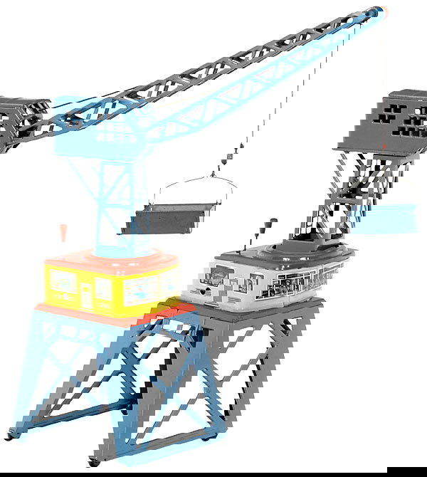605 ClockworkDriven Tin Toy Crane, c. 1955