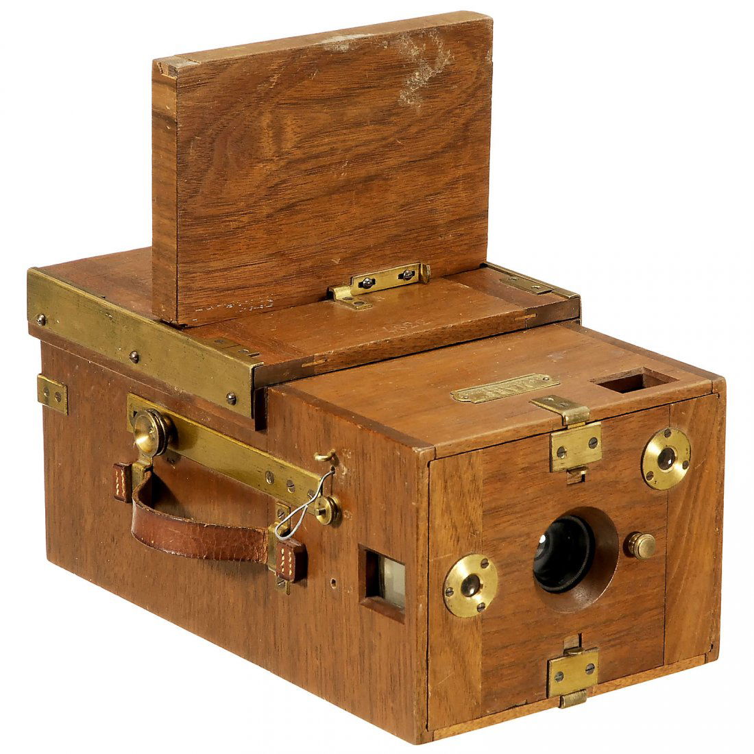 Mars Detective Camera by Wünsche, c. 1893: Mars Detective Camera by Wünsche, c. 1893 Wünsche, Reick (Dresden). For 12 plates, size: 9 x 12 cm, with plate slide-carrier, M. + Z. shutter. Wind-on mechanism missing. Rare camera in good conditio