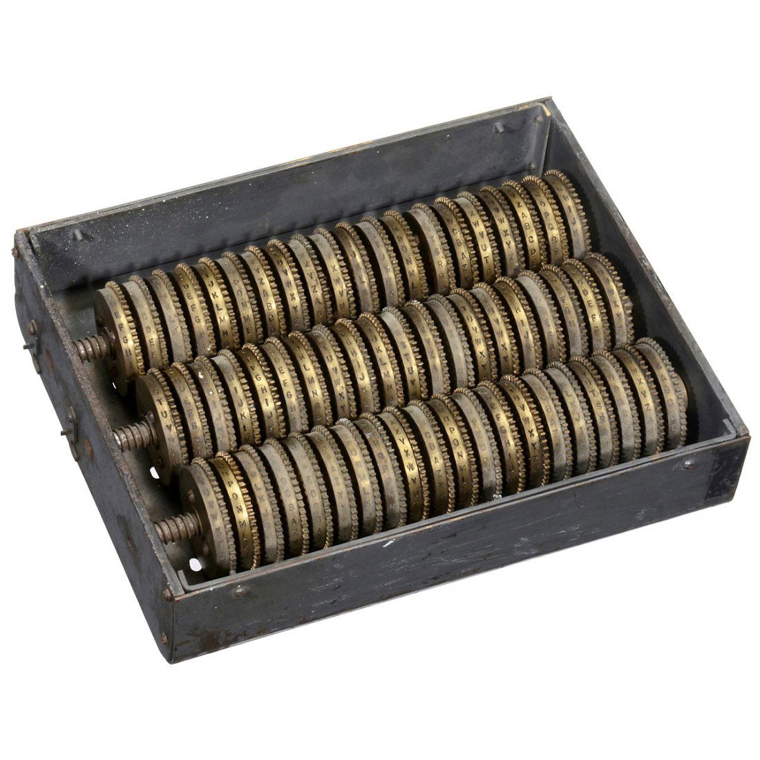 60-Wheel Cipher Machine, c. 1944 (1 of 3)
