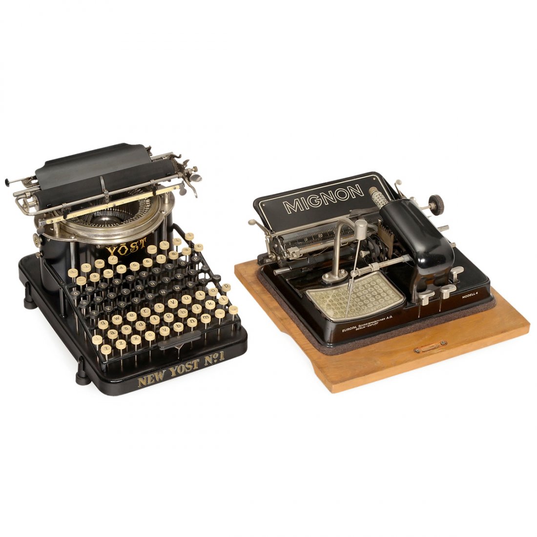 New Yost No. 1 and Mignon Mod. 4 (1 of 1)