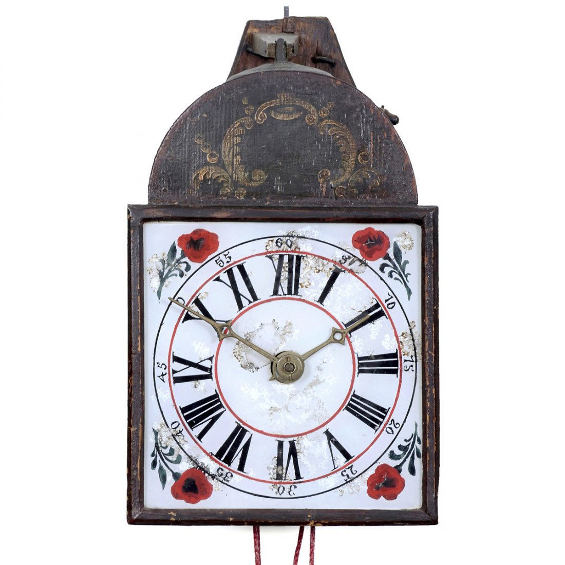 Black Forest Wooden Wheel Clock, c. 1800 (1 of 1)