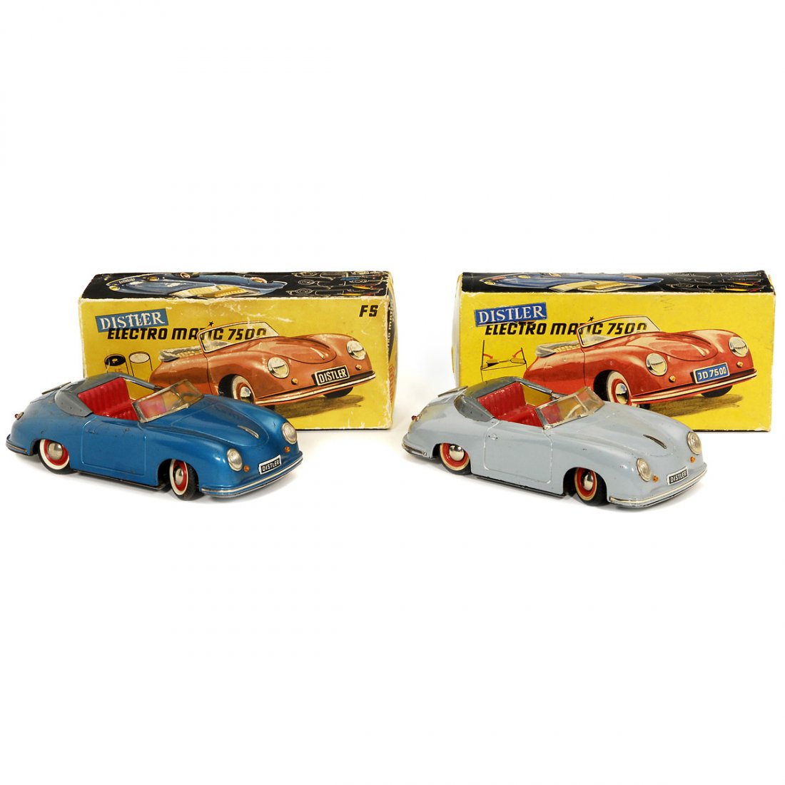 ミニカー Schuco DISTLER PORSCHE ELECTROMATIC 7500 Distler by Schuco Porsche Electromatic 7500 #00213 'Polizei