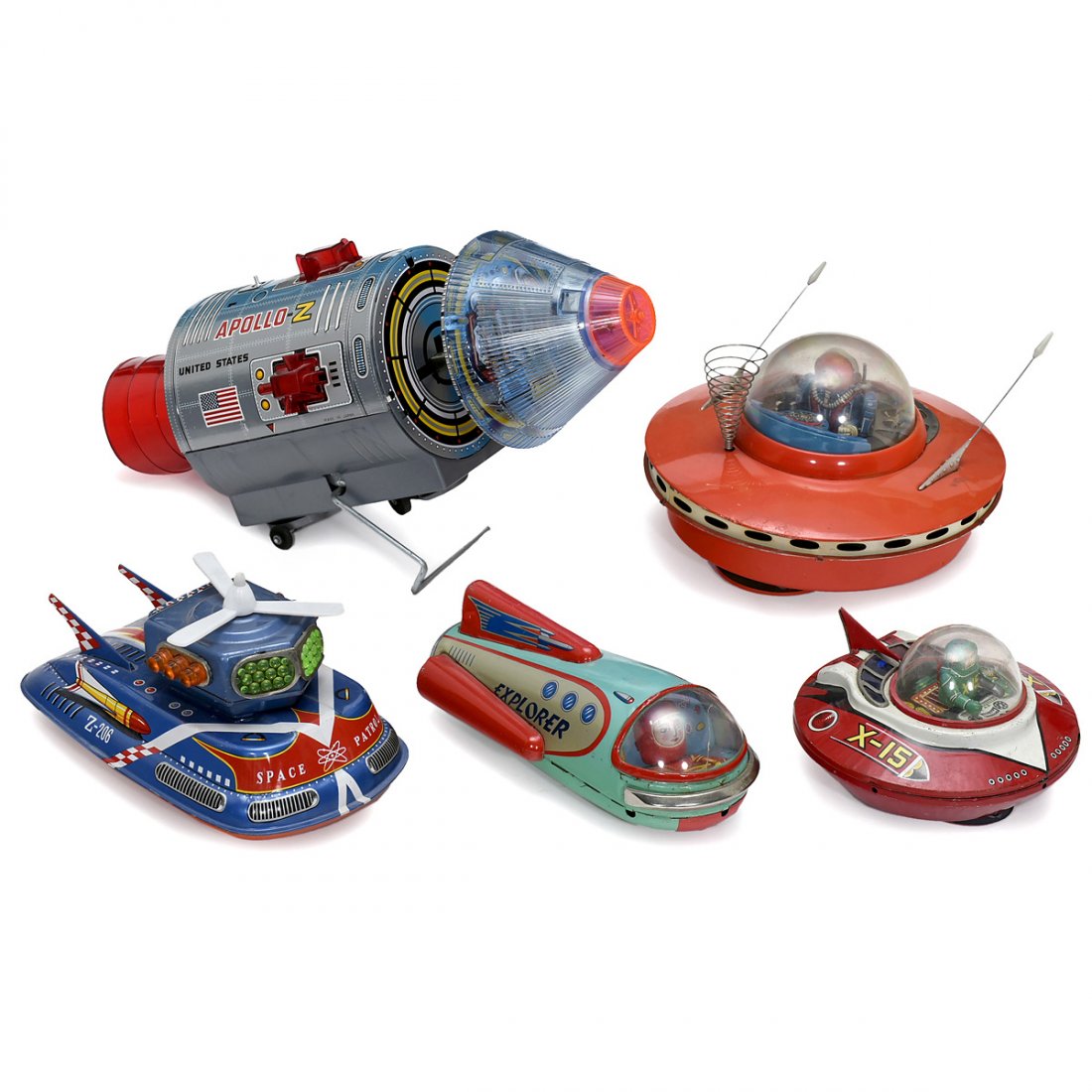 5 Japanese Space Toys, 1970 onwards (1 of 1)